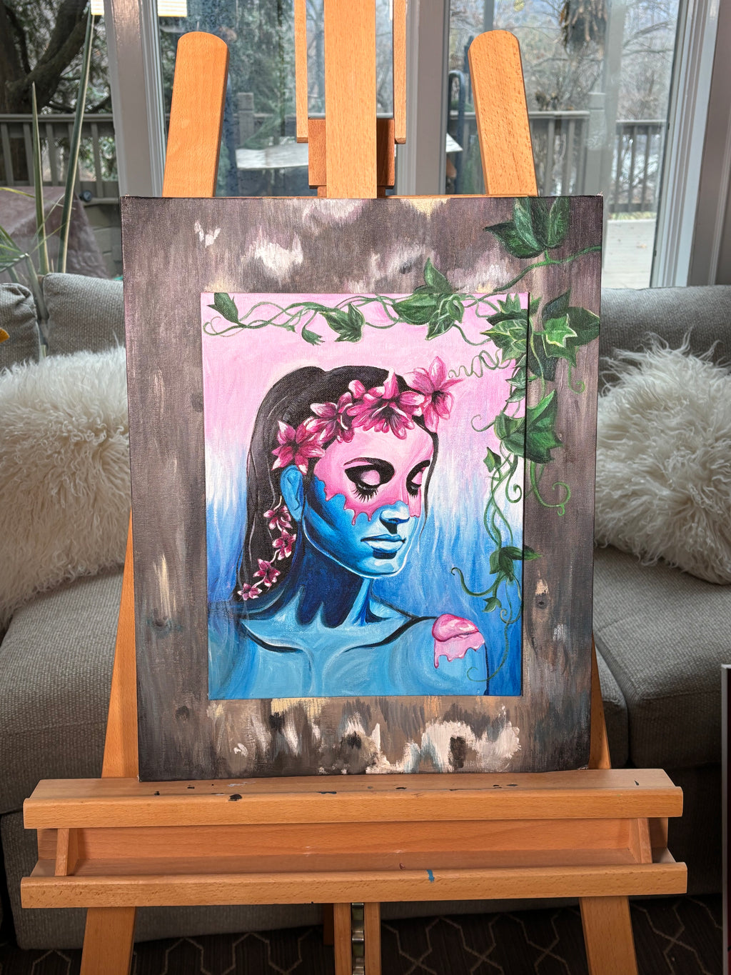 Girl with Ivy